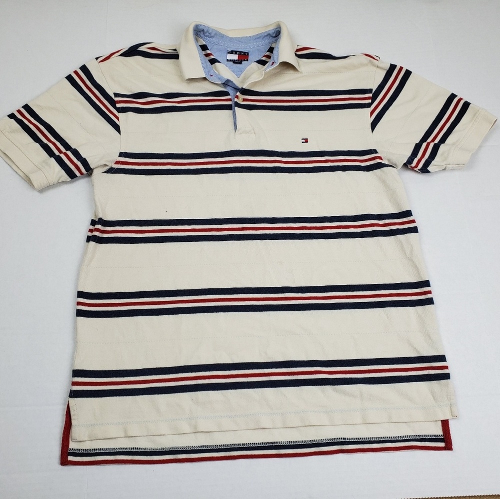 Tommy Hilfiger Polo Red White and Blue